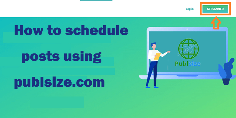 How to schedule posts using publsize.com